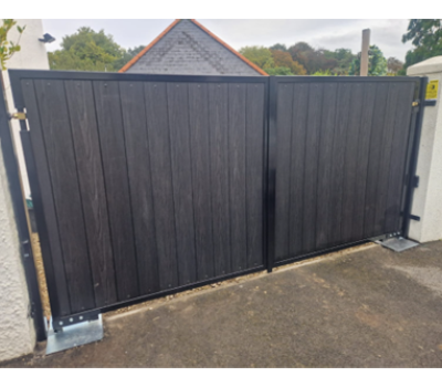 residential composite infill electric gate
